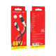 Кабель BOROFONE BX79 Type-C to Type-C 3A,60W, 1m, silicone, silicone connectors, Black