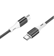 Кабель BOROFONE BX79 Type-C to Type-C 3A,60W, 1m, silicone, silicone connectors, Black