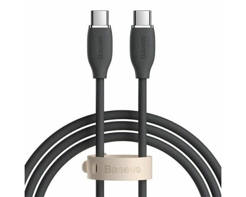 Кабель Baseus Jelly Liquid Silica Gel Fast Charging Data Cable Type-C to Type-C 100W 1.2m Black