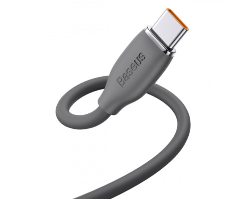 Кабель Baseus Jelly Liquid Silica Gel Fast Charging Data Cable Type-C to Type-C 100W 1.2m Black