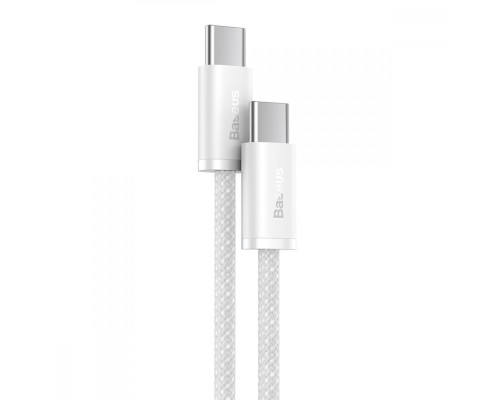 Кабель Baseus Dynamic Series Fast Charging Data Cable Type-C to Type-C 100W 2m White