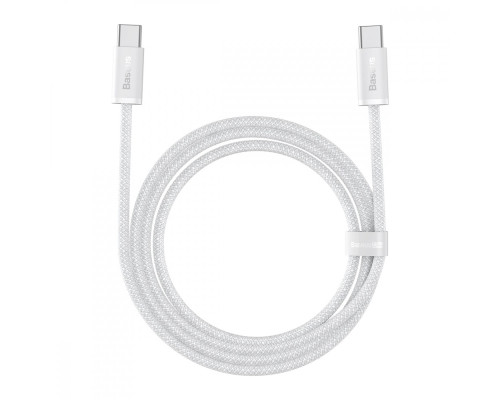 Кабель Baseus Dynamic Series Fast Charging Data Cable Type-C to Type-C 100W 2m White