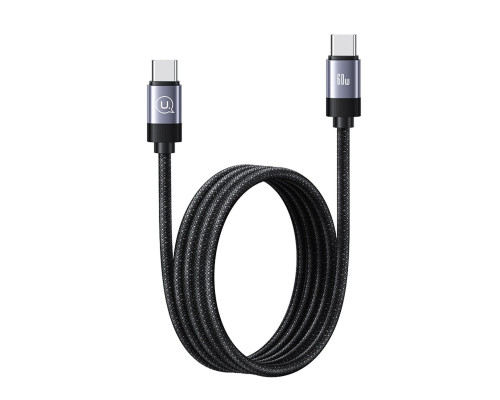 Кабель Usams US-SJ704 60W Magnetic Data Cable Type-C To Type-C-Rui Series 1m tarnish
