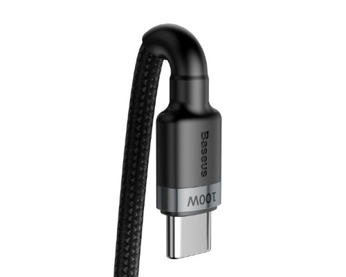 Кабель Baseus Cafule PD2.0 60W flash charging USB cableType-C-Type-C (20V 3A)2M Gray+Black