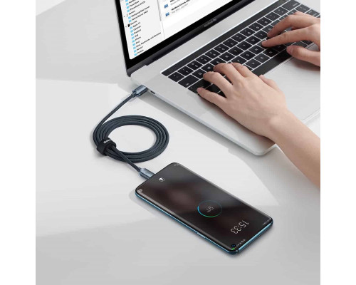 Кабель Baseus Crystal Shine Series Fast Charging Data Cable Type-C to Type-C 100W 1.2m Black