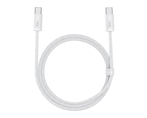 Кабель Baseus Dynamic Series Fast Charging Data Cable Type-C to Type-C 100W 1m White