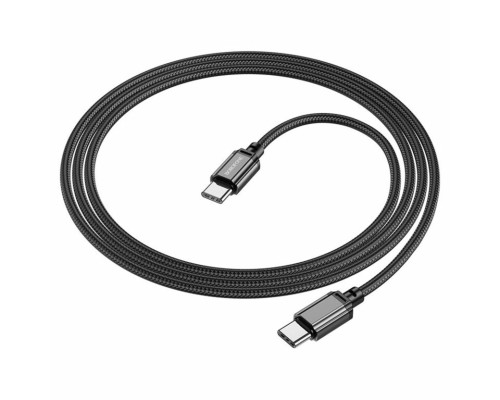 Кабель BOROFONE BX87 Sharp 60W charging data cable for Type-C to Type-C Black