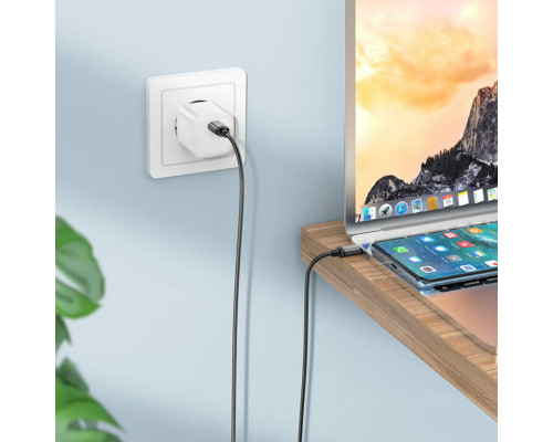 Кабель BOROFONE BX87 Sharp 60W charging data cable for Type-C to Type-C Black