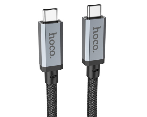 Кабель HOCO US05 USB4 100W HD high speed data cable(L=2M) Black
