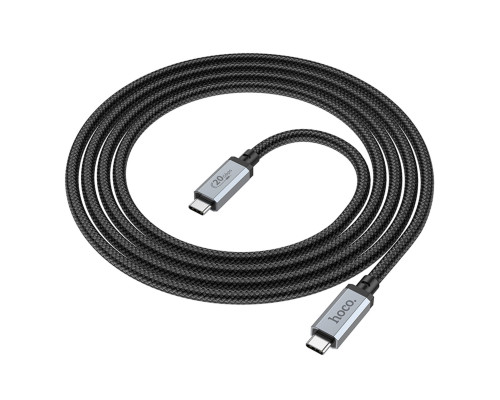 Кабель HOCO US05 USB4 100W HD high speed data cable(L=2M) Black