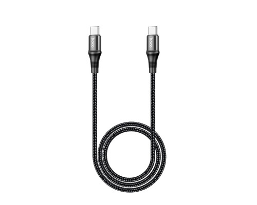 Кабель HOCO X50 Type-C to Type-C Exquisito 100W charging data cable(L=1M) Black