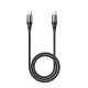 Кабель HOCO X50 Type-C to Type-C Exquisito 100W charging data cable(L=1M) Black
