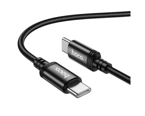 Кабель HOCO X91 Radiance 60W charging data cable for Type-C to Type-C(L=3M) Black