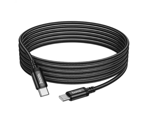 Кабель HOCO X91 Radiance 60W charging data cable for Type-C to Type-C(L=3M) Black