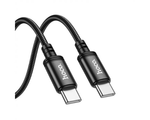 Кабель HOCO X91 Radiance 60W charging data cable for Type-C to Type-C(L=3M) Black