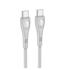 Кабель BOROFONE BX98 Type-C to Type-C Superior 60W charging data cable Gray