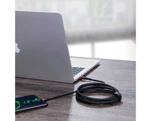 Кабель Baseus Cafule PD2.0 100W flash charging Type-C For Type-C cable (20V 5A)2m Red+Black