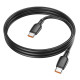 Кабель BOROFONE BX93 Super power 100W fast charging data cable Type-C to Type-C Black
