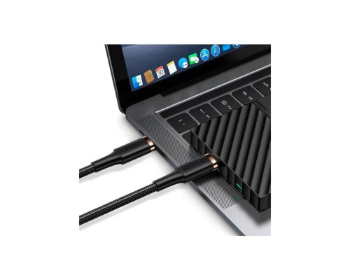 Кабель Usams US-SJ553 U72 100W USB4 Data Cable (Type-C To Type-C) 5K 60HZ 0.8m