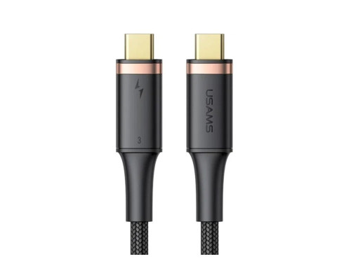 Кабель Usams US-SJ553 U72 100W USB4 Data Cable (Type-C To Type-C) 5K 60HZ 0.8m