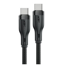 Кабель ACEFAST C8-03 USB-C to USB-C charging data cable Black