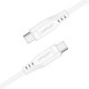 Кабель ACEFAST C3-03 Type-C to Type-C 3A, 60W, 1.2m, TPE, TPE connectors, White