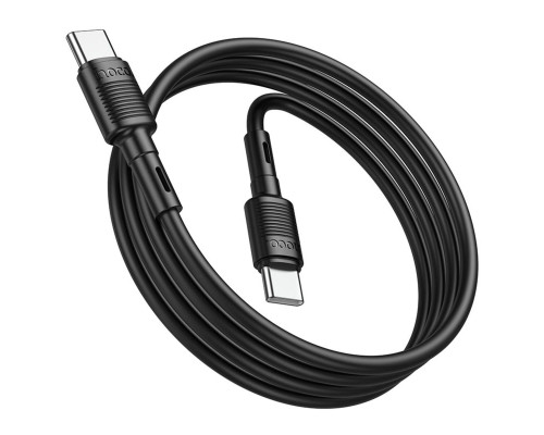 Кабель HOCO X83 Type-C to Type-C Victory 60W charging data cable Black