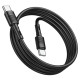 Кабель HOCO X83 Type-C to Type-C Victory 60W charging data cable Black