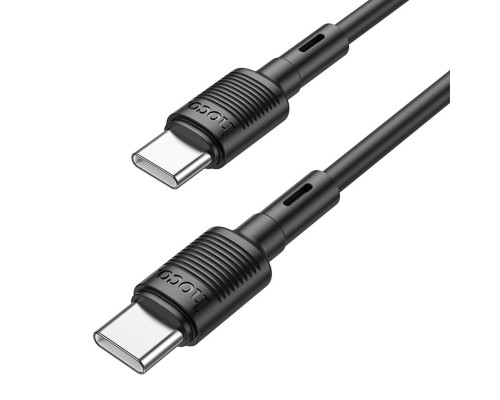 Кабель HOCO X83 Type-C to Type-C Victory 60W charging data cable Black
