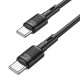 Кабель HOCO X83 Type-C to Type-C Victory 60W charging data cable Black