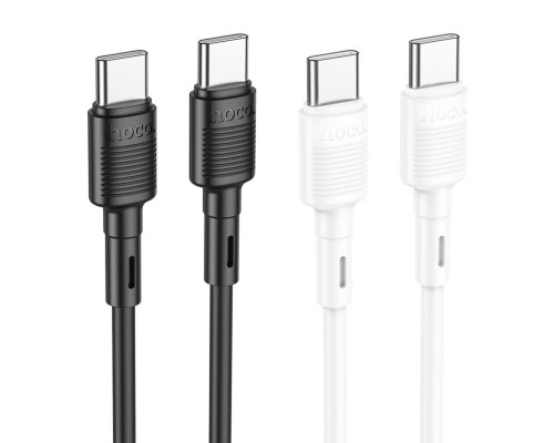 Кабель HOCO X83 Type-C to Type-C Victory 60W charging data cable Black