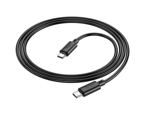 Кабель HOCO X88 Gratified 60W charging data cable for Type-C to Type-C Black