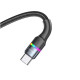 Кабель Usams US-SJ537 U76 Type-C to Type-C PD 100W Fast Charging & Data Cable 1.2m Black