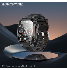 Смарт Годинник Borofone BD9 Smart sports watch(call version) Колір Чорний 6941991113963