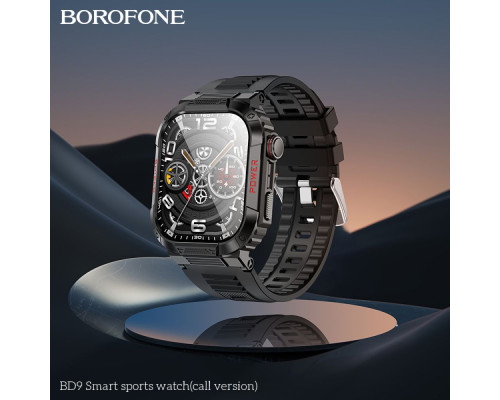 Смарт Годинник Borofone BD9 Smart sports watch(call version) Колір Чорний 6941991113963