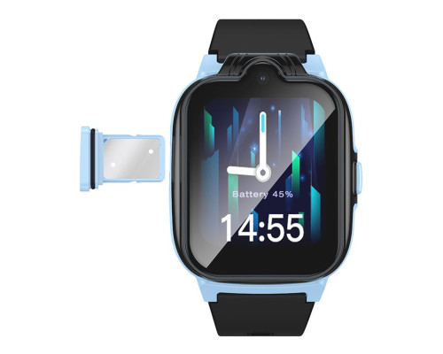 Дитячий Смарт Годинник Hoco Y104 4G GPS Колір Рожевий 6942007646376 ma36922_3609525