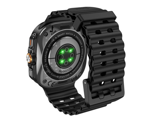 Смарт Годинник Hoco Y29 Smart sports watch Колір Чорний 6942007648516 ma37044_3610134
