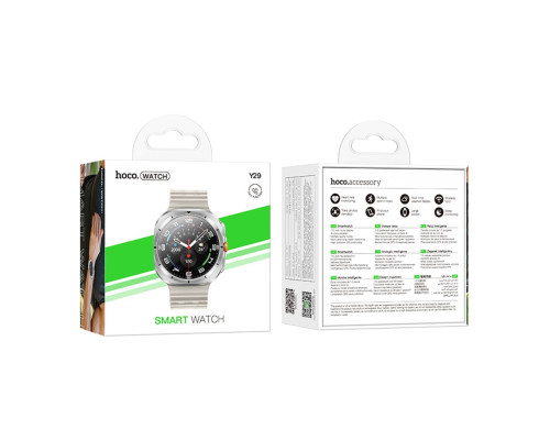 Смарт Годинник Hoco Y29 Smart sports watch Колір Чорний 6942007648516 ma37044_3610134