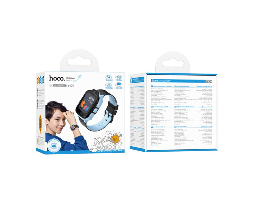 Дитячий Смарт Годинник Hoco Y104 4G GPS Колір Синій 6942007646369 ma36922_3609526