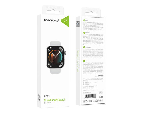 Смарт Годинник Borofone BD13 Smart sports watch (call version) Колір Срiбло 6941991120640 ma37175_3610607
