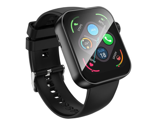 Смарт Годинник Borofone BD13 Smart sports watch (call version) Колір Чорний 6941991120633 ma37175_3610608