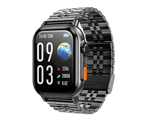 Смарт Годинник Hoco DYD02 (call version) Колір Срібний 6942007636131 ma35474_3346300