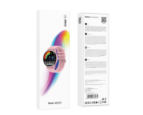 Смарт Годинник Hoco Y15 AMOLED Колір Срібний 6942007603041 ma31640_2907083