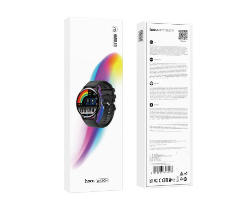Смарт Годинник Hoco Y15 AMOLED Колір Срібний 6942007603041 ma31640_2907083