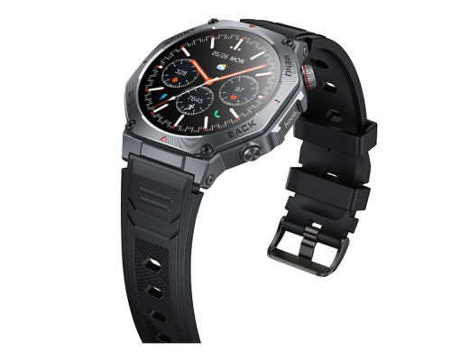 Смарт Годинник Hoco Y37 GPS + 3 Аtm Колір Чорний 6942007666046 ma38657_3867862