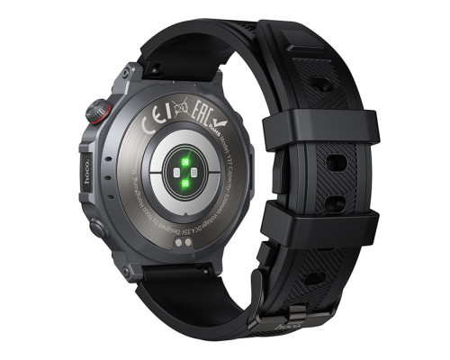 Смарт Годинник Hoco Y37 GPS + 3 Аtm Колір Чорний 6942007666046 ma38657_3867862