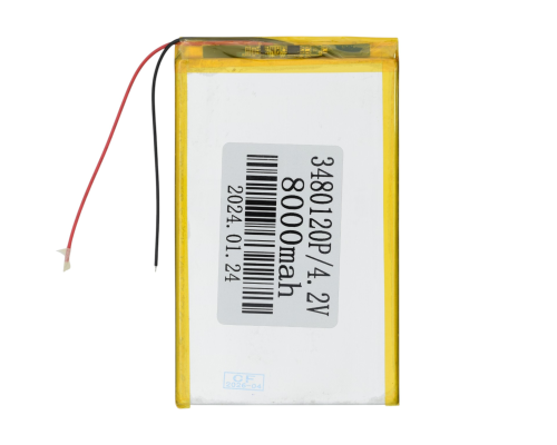 Акумулятор 2.7 x 75 x 120 5000 mAh PLS-00-00161270
