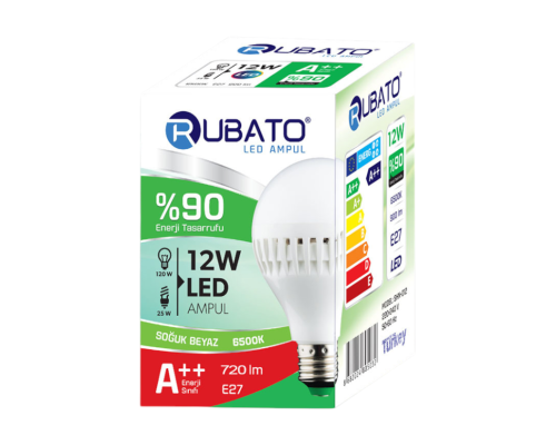 Акамуляторна LED-лампа Rubato 12w E27 (холодне світло) white PLS-00-00159736