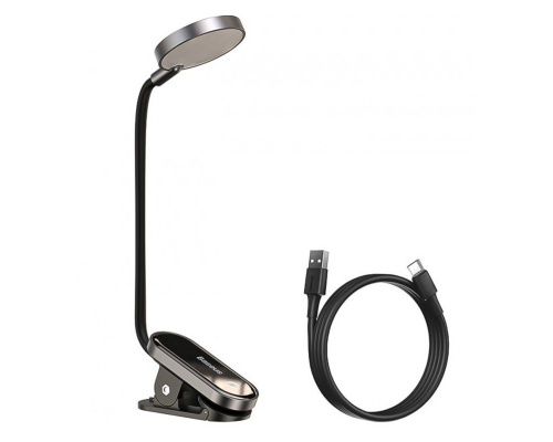 Лампа універсальна Baseus Comfort Reading Mini Clip Lamp dark gray PLS-00-00068019