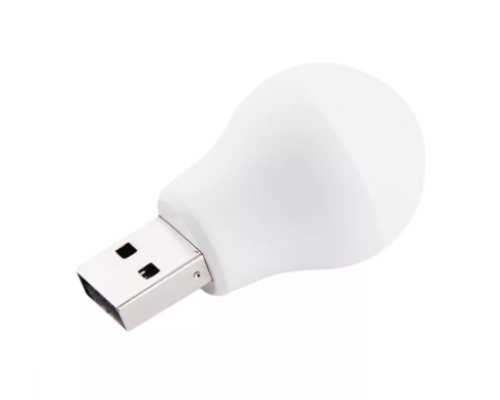 USB LED лампа 1w (тепле світло) white PLS-00-00101248